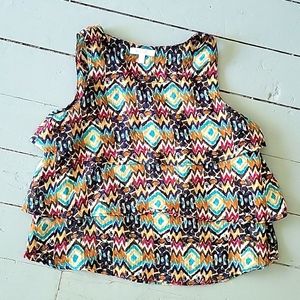 Delia's flounce top S